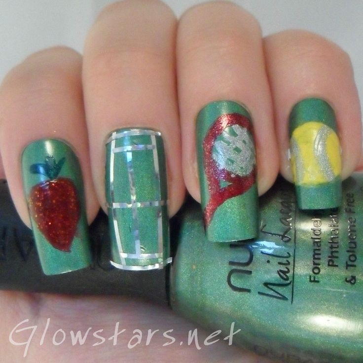 9 Best Wimbledon Nail Art Images On Pinterest Tennis Wimbledon Nails Wimbledonworthy