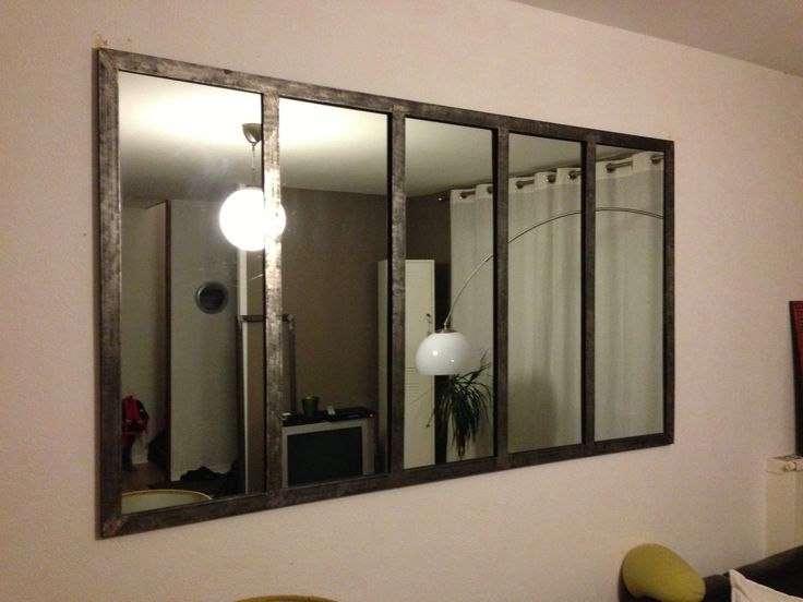Miroir style fenêtre d atelier en 2018 Déco Pinterest
