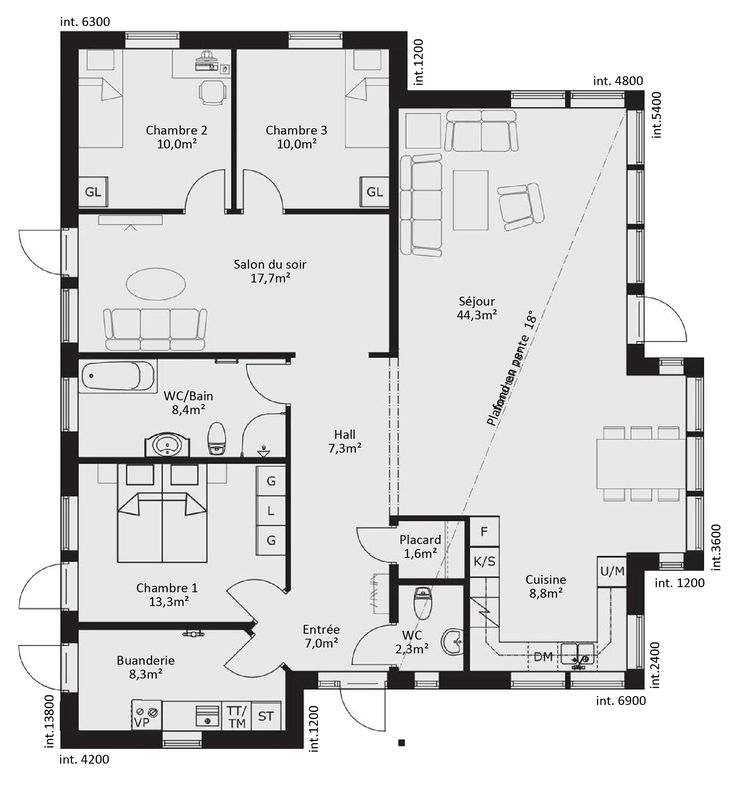 40 best Plans Maisons images on Pinterest Home ideas, Futuristic - exemple des plans de maison 40 best Plans Maisons images on Pinterest Home ideas, Futuristic - exemple des plans de maison