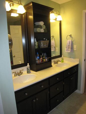 How to Make a Large Bathroom Mirror Look Designer | Large bathroom ...