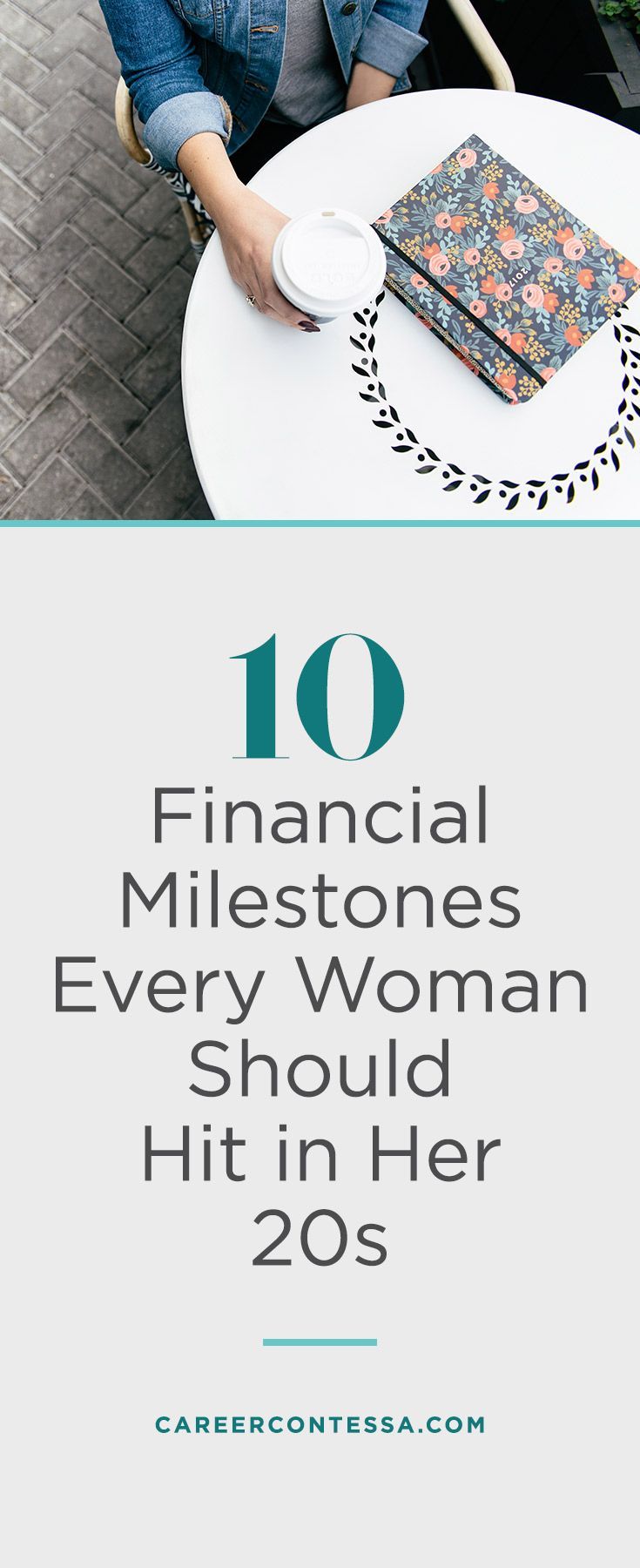 The time is now, 20-something. Use this finance-savvy checklist to start your 30s on the right note. When you’re in your 20s and managing expenses on a tight budget, major life changes (moves, new jobs, dating, maybe even marriage), and professional instability, it’s easy to get overwhelmed by personal finances. Get on the right track by using these 10 milestones to check your progress as you journey toward 30. | Career Contessa #FinanceQuotes