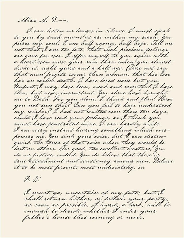 Jane austen persuasion essay