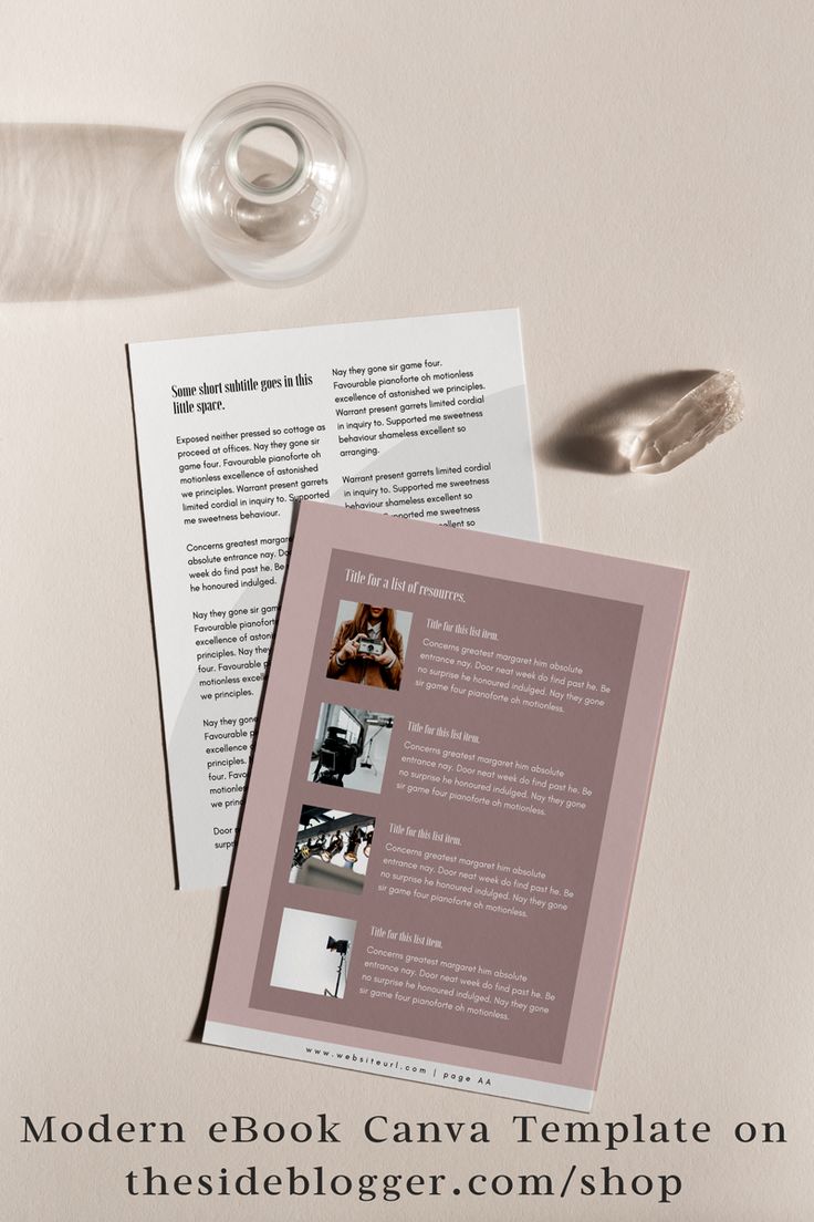 eBook Canva Template Cotton in 2020 Templates, Online