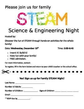 41 best tame family stem nights images on pinterest science ideas stem flyer template