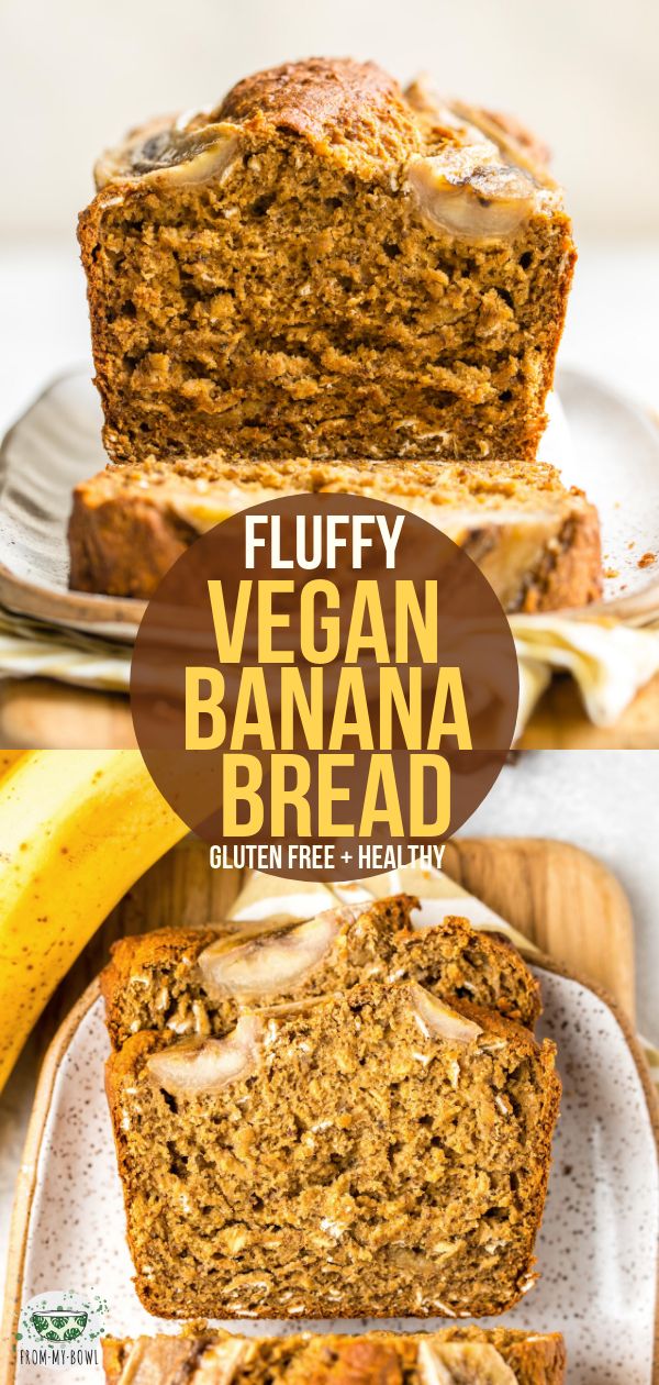 Fluffy Vegan Banana Bread