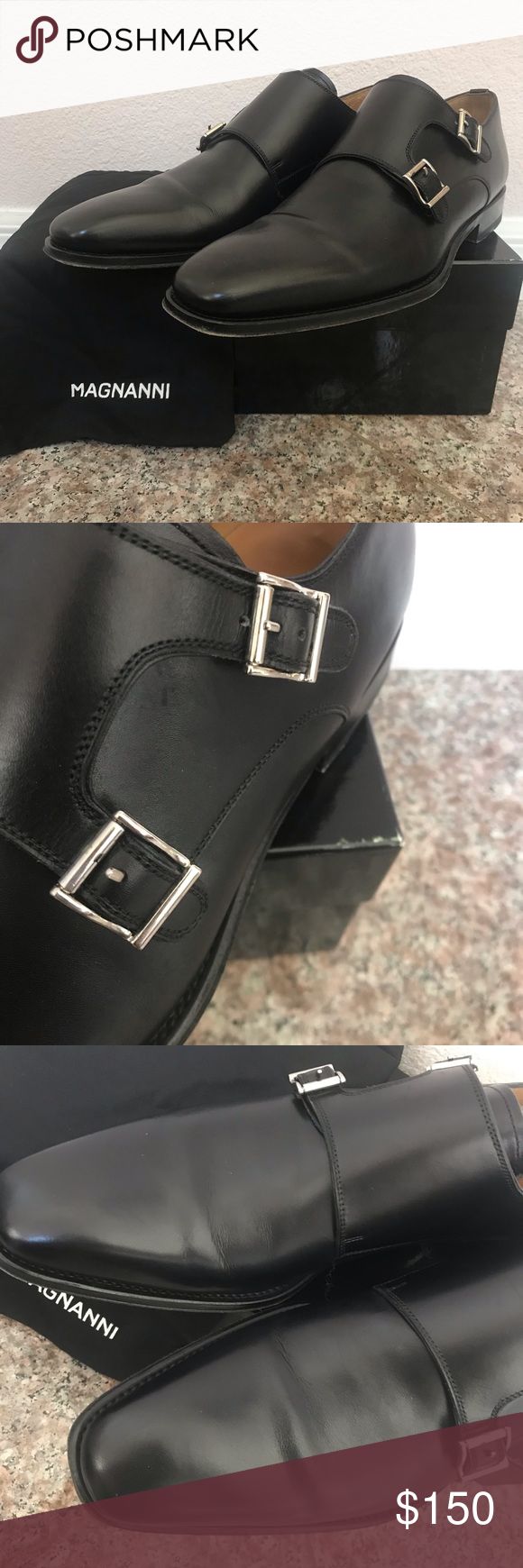 Magnanni Miro Double Monk Strap Shoe Magnanni Miro Double Monk Strap Shoe Hands...