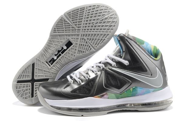 Nike Air Max LeBron James X Black/Grey/Colorful Basketball shoes