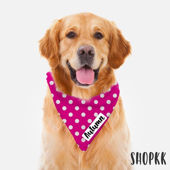 Dog Gift Custom Dog Bandana Pet Gift Dog Lover Gift Dog Tag Dog Person Gift Personalized Dog Bandana Dog Bandana Bandana Dog Collar