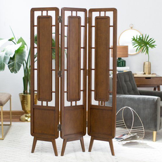 Belham Living Carter Mid Century Modern Room Divider Belham Living Carter Mid Century Modern Room Divider