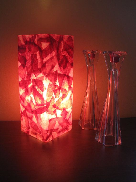 49 Best Jaw Dropping Table Lamps Images On Pinterest Lamp Design Coffee Filter Art Unique Red Gl Lamp Table Light Bedside Lampshade Bedroom