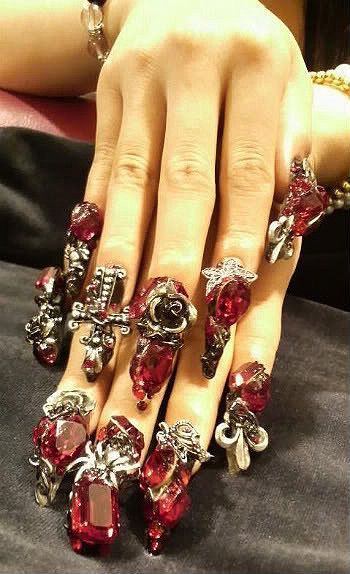 218 Best Nail Art Gothic Images On Pinterest Gothic Nail Art Bing Images