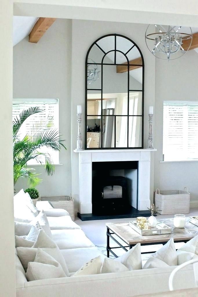 Mirrors Over Fireplace Mantels Fireplace Mirror Fireplace Mirrors Contemporary Living Room Furniture Furniture Design Living Room Luxury Furniture Living Room