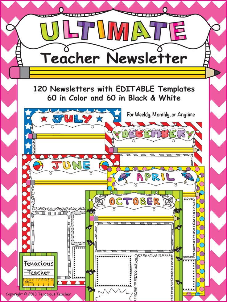 monthly newsletter template for teachers free juve cenitdelacabrera co