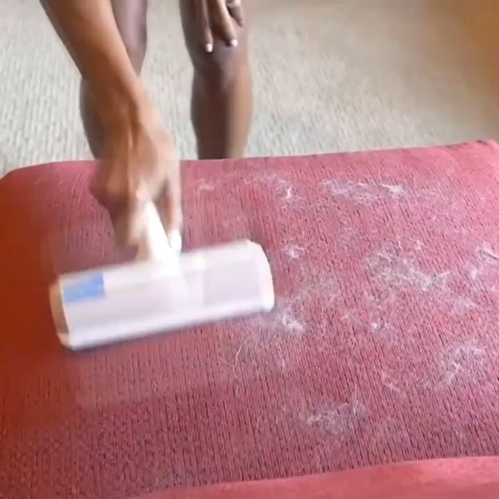 Feb 17, 2020 - HOW IT WORKS: Simply roll the Fur BusterTM back and forth a couple of times over your furniture and it'll pick up every strand of hair - even the ones not visible to your eyes! The collected pet hair will be deposited in the back compartment for easy removal.
