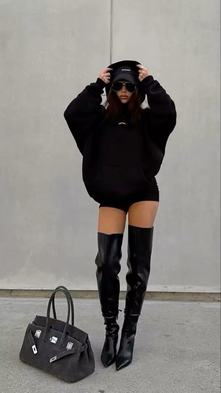 winter clubbing outfit