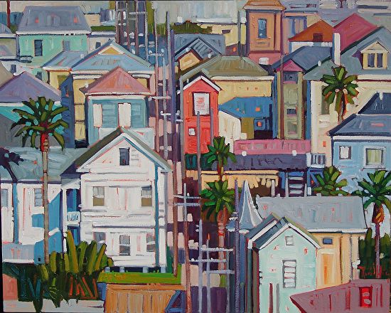 Galveston Homes Tour Painting Galveston Homes Tour Painting