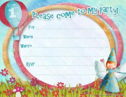 princess birthday invitations free