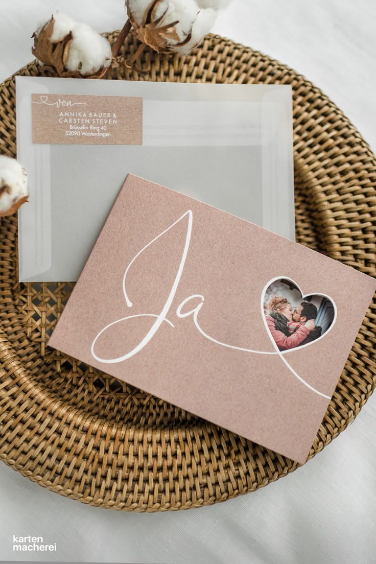 Einladungskarten Hochzeit Gestanzt Hochzeitseinladung "Herzglück (gestanzt)" | Hochzeitseinladung