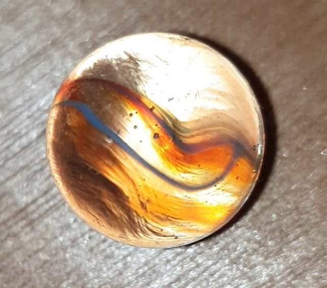 Immie 06 Mib Glowie The American Marble Toy Manufacturing Co Akron Ohio Marble Glass Marbles Marble Art