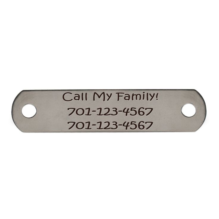 Rivit Dog Tag Collar Rivit Dog Tag Collar