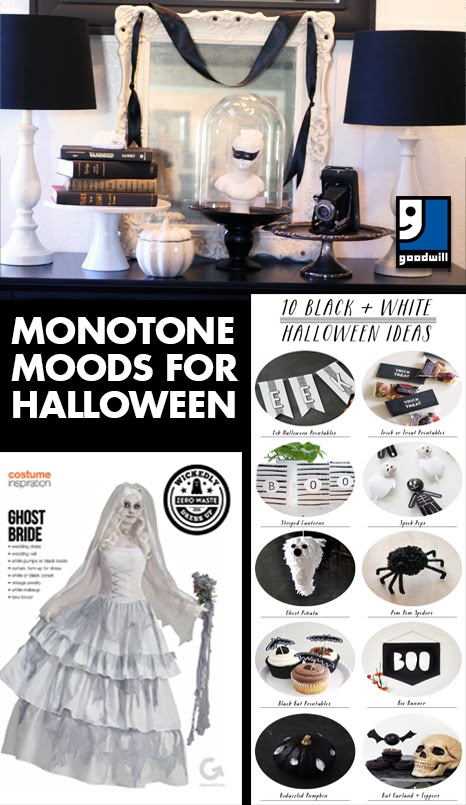 monotone moods for halloween celebrate the fall spirit with some black and white costume ideas - Diy Halloween Projects monotone moods for halloween celebrate the fall spirit with some black and white costume ideas - Diy Halloween Projects