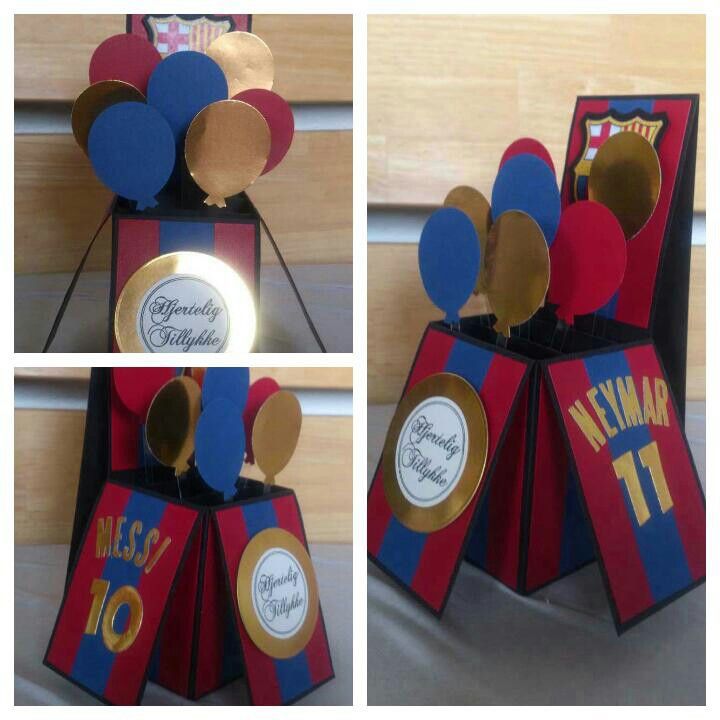 Card in a box for the biggest FC Barcelona fan