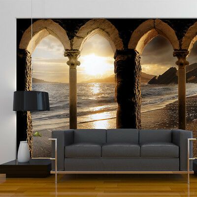 FOTOTAPETE MEER LANDSCHAFT AUSBLICK SÄULE VLIES TAPETEN WANDBILD XXL 10110904-28 FOTOTAPETE MEER LANDSCHAFT AUSBLICK SÄULE VLIES TAPETEN WANDBILD XXL 10110904-28