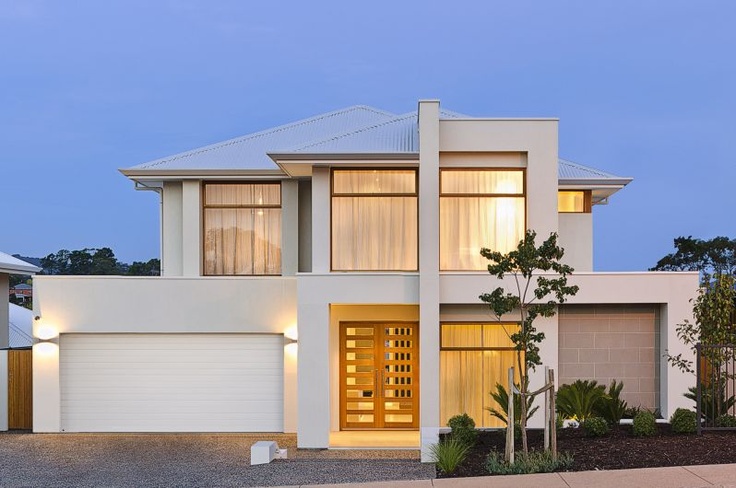 Sorrento Facade house, Display homes, Custom home builders