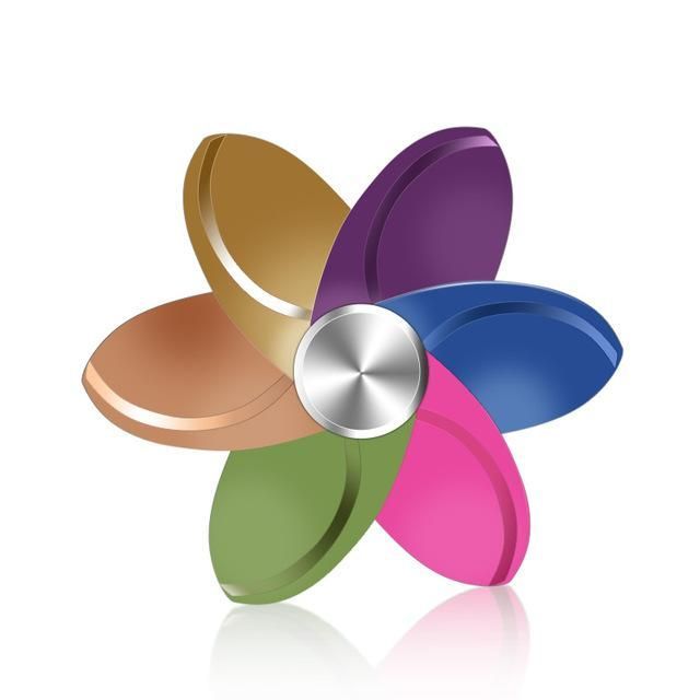 27 Style Rainbow Metal Flower Fid Spinner Colorful Hand Spinner