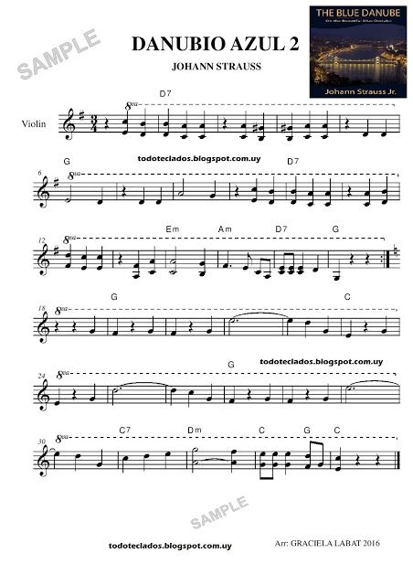 Danubio Azul 2 Johann Strauss Partituras Digitales Partituras Musica Partituras