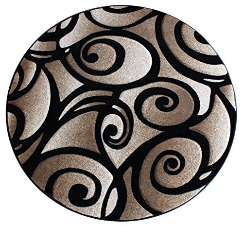 80 Best Area Rugs Images On Pinterest And Beauty Modern Round Area Rug 7 Ft 8 In X
