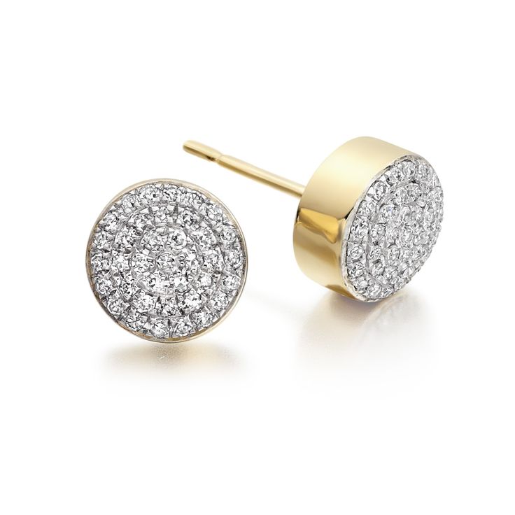 21 Best Black White Studs Images On Pinterest Diamond Earrings Ava Diamond Stud Earrings Gold Plated Vermeil On Sterling Silver