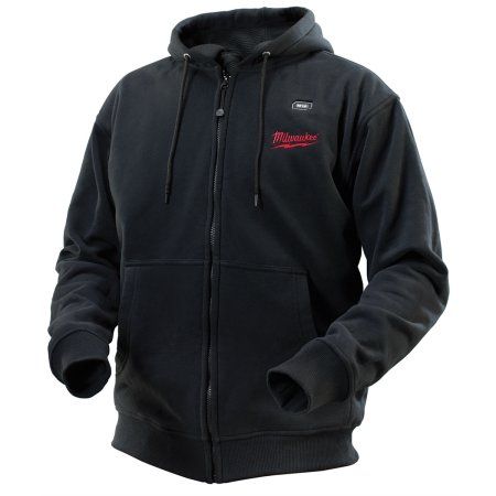 Milwaukee Performance Mens Hoodie w//Front/&Back Heating Elements-BLACK-5X-LARGE Black, 5X-Large