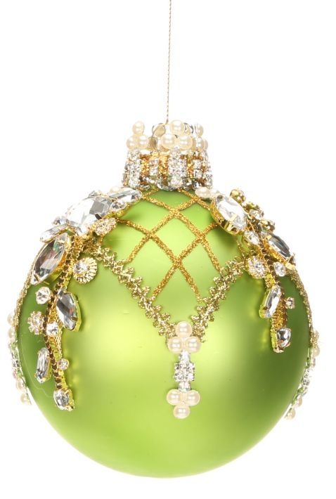 green ornaments