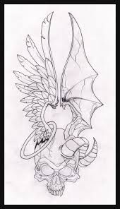angel demon tattoo - Pesquisa Google