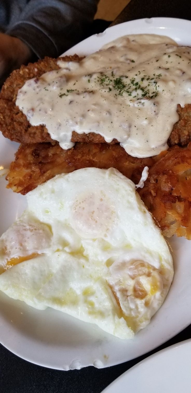 ChickenFried Steak and Eggs at North Star&hellip;super tender