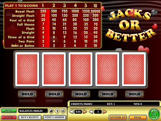 5 card draw poker rules pdf