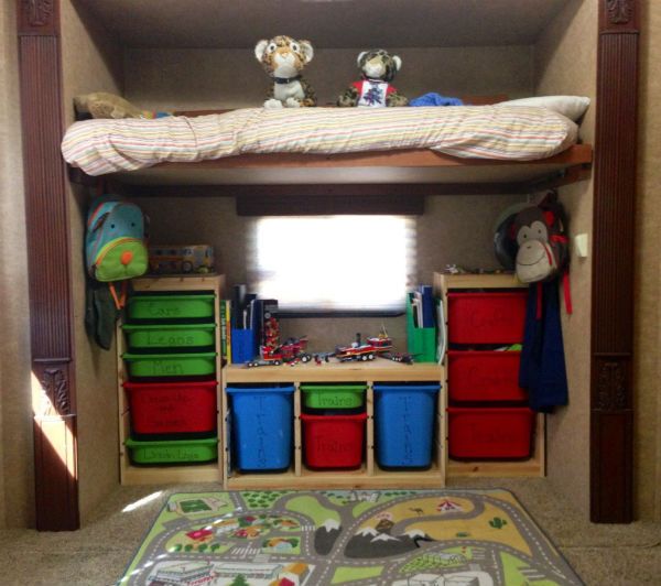 120 Best Rv Images On Pinterest Diy And Creative Bunk House Storage