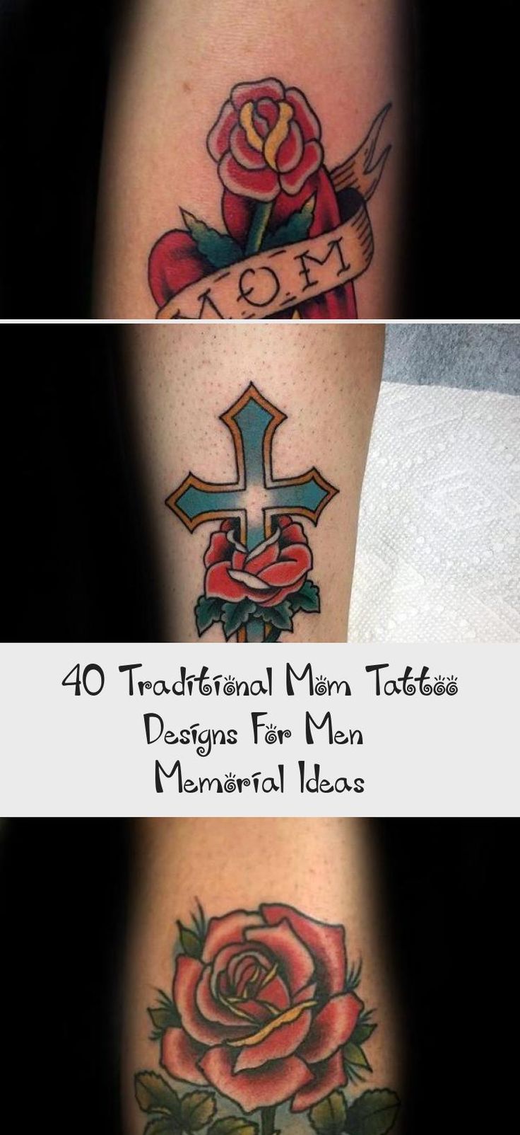 40 Traditional Mom Tattoo Designs For Men Memorial Ideas