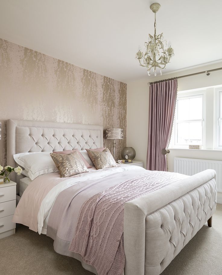 Houses For In Workington New 2018 The Master Bedroom Features Plush Jerome Bed Which Has Been Dressed With Dusky Pink And Cream Bedding Beautiful Theon Gilt Sequined Cushions For