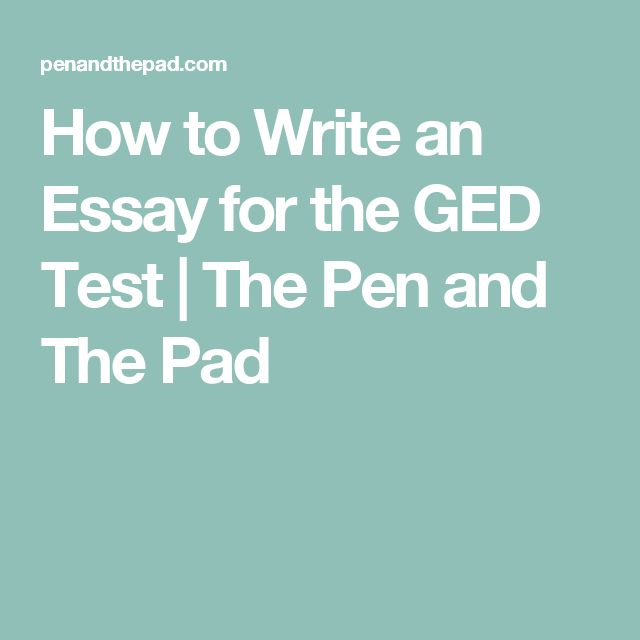 ged writing test essay