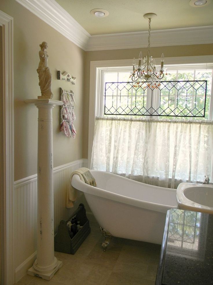 10 Best Bathroom Window Curtains Images On Pinterest A Pillar Story