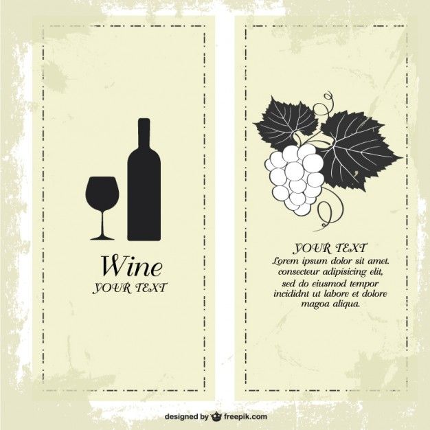 free wine list template download