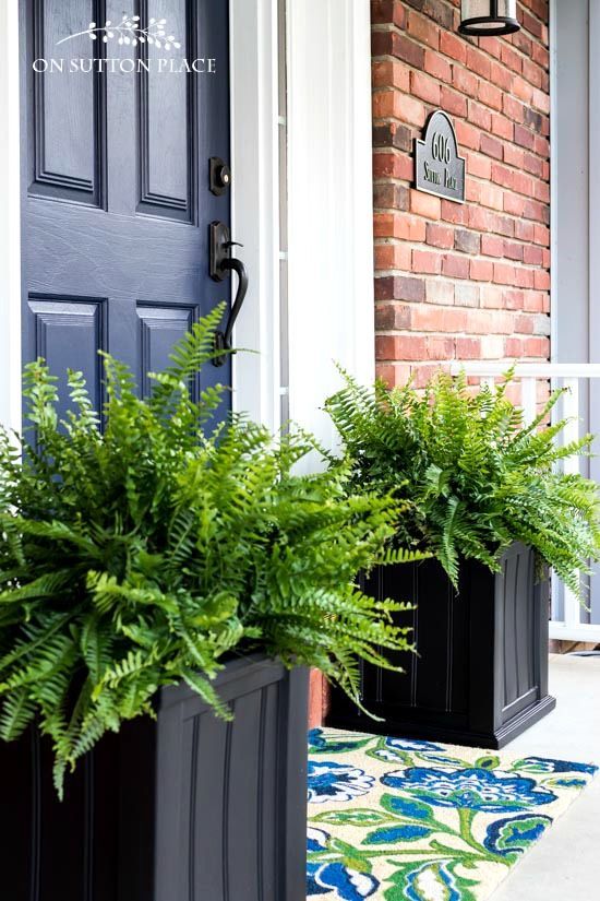 The Easiest Front Porch Planters Ever Home