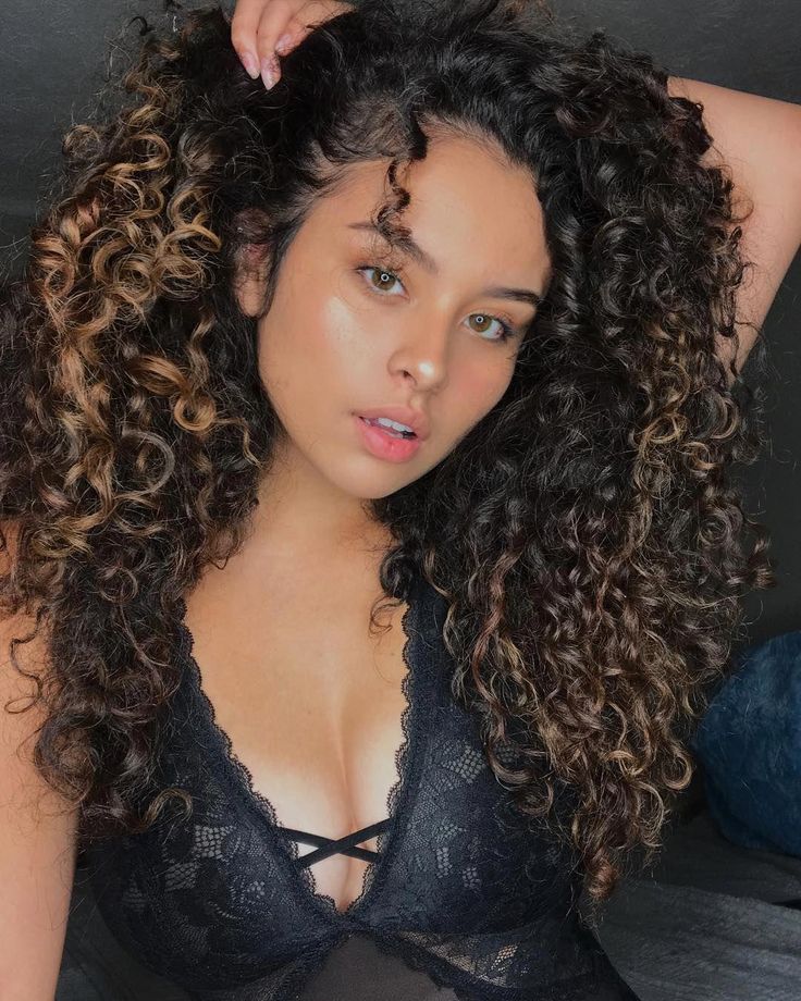 Beach curly messy sensual