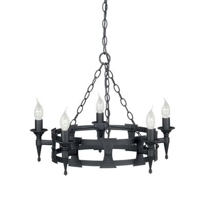 Voight 5 Light Wagon Wheel Chandelier Black Wrought Iron Chandeliers Voight 5 Light Wagon Wheel Chandelier, Black Wagon Wheel Chandelier Uk