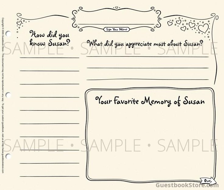 13 Best Memorial Services Images On Pinterest Memorial Services Guest Books And Funeral Memorial Funeral Memory Book Templates