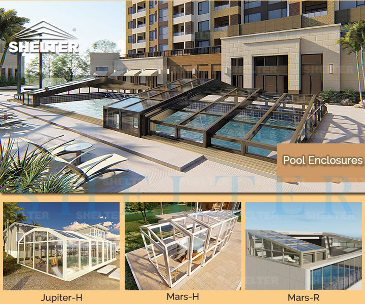 Sunshield Resort Luxury Insulated Retractable Pool Enclosures Sunshield Residential Pool Pool Enclosures Patio Enclosures