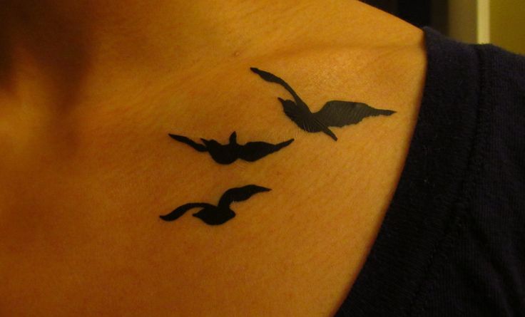 three birds flying to my heart tris first tattoo three birds flying to my heart tris first tattoo