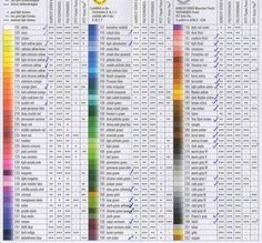 pencil colour chart005 jpg 1793 1668 with images caran d ache pablo colored pencils color chart
